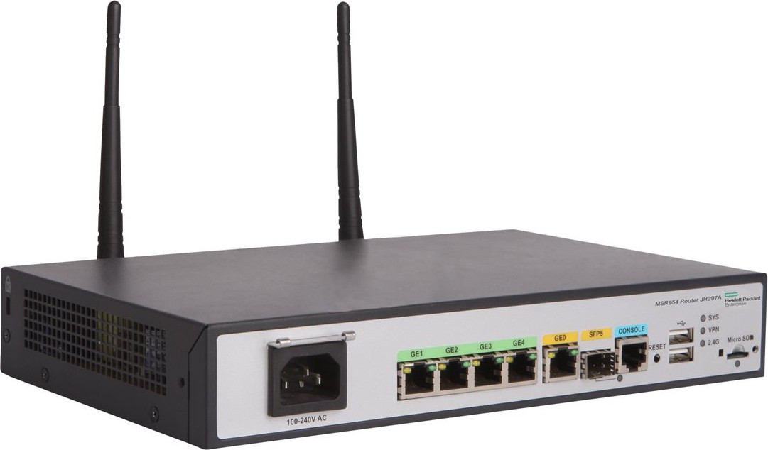 HPE MSR954-W 1GbE SFP WW Router