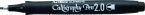 Artline Supreme Calligraphy Pen 2mm sort