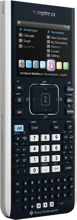 Texas TI-Nspire CX II-T graphing calculator uk manual