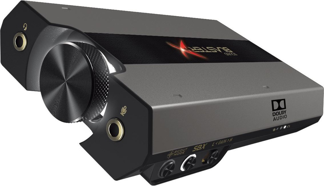 Sound BlasterX G6 External USB Sound Card, Black
