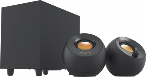 Pebble Plus 2.1 USB Desktop Speakers, Black
