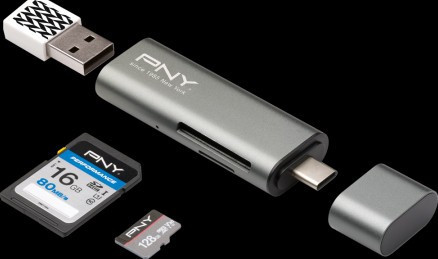 BildePNY USB-C Kortleser - USB Adapter Gr