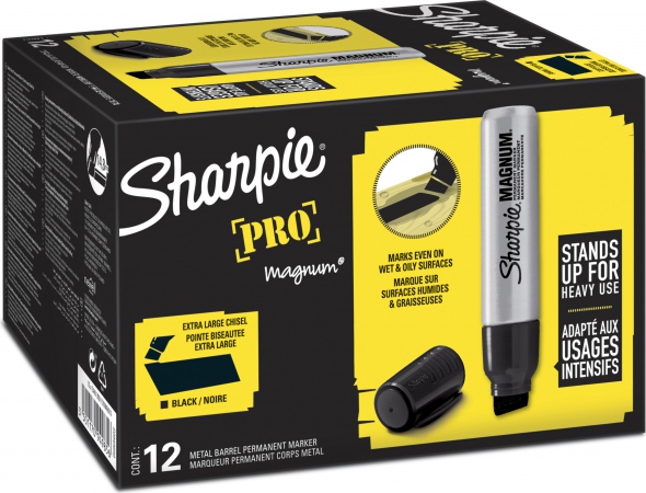 Marker Sharpie Metall Magnum 9,8/14,8mm sort