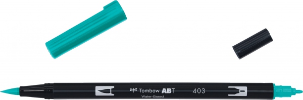 Tombow ABT Dual Brush 403 bright blue