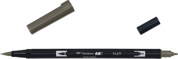 Tombow ABT Dual Brush N49 warm gray 8