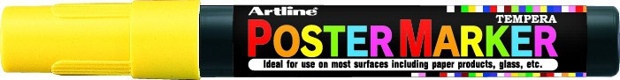 Artline EPP-4 PosterMarker 2.0 Lys gul