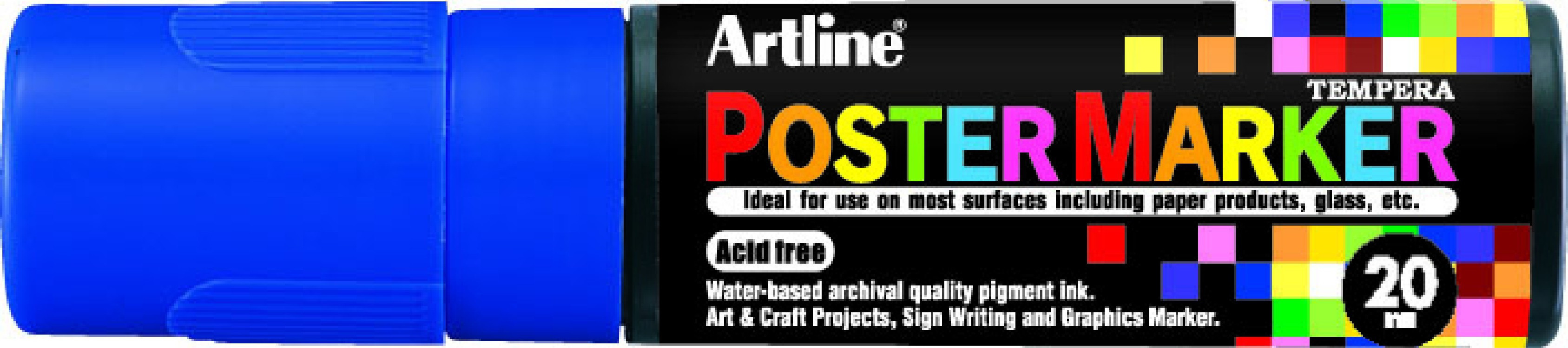 BildeArtline EPP-20 PosterMarker 20mm merkepenn Bl