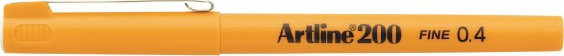 BildeFineliner Artline 200 Fine 0.4 gul