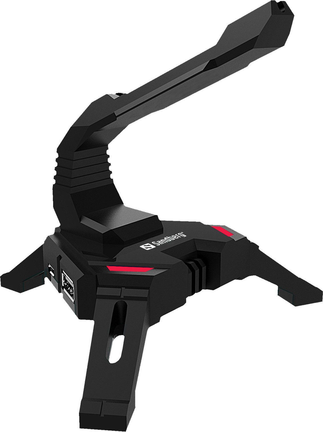 BildeSandberg 2in1 USB Hub Bungee, Black