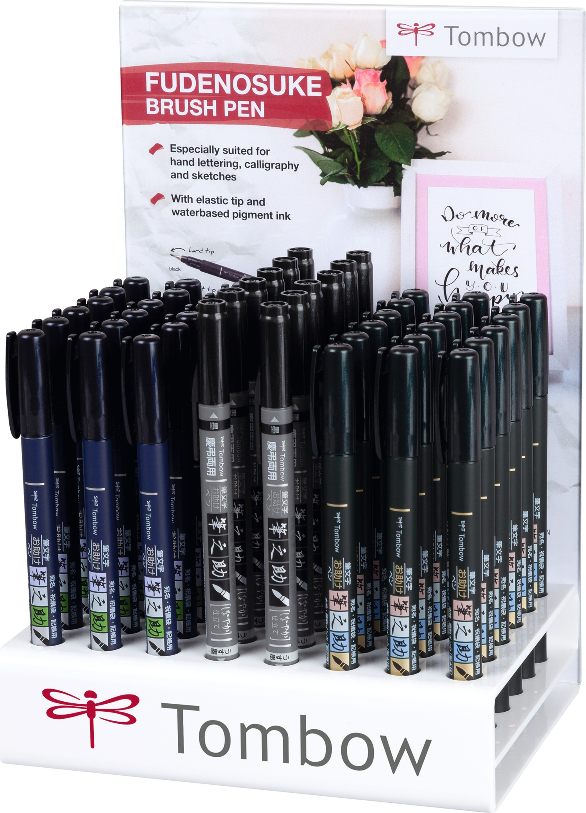 BildeTombow Fudensuke penn i display (48)
