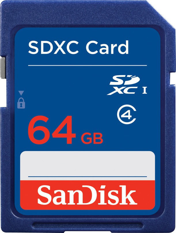 BildeSANDISK 64GB SDXC 4MB/s Class 4