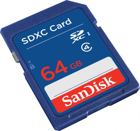 SANDISK 64GB SDXC 4MB/s Class 4
