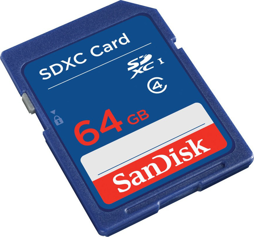 SANDISK 64GB SDXC 4MB/s Class 4