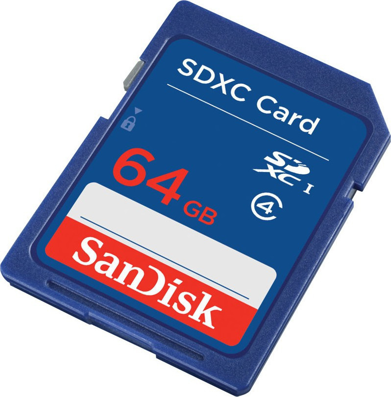 SANDISK 64GB SDXC 4MB/s Class 4