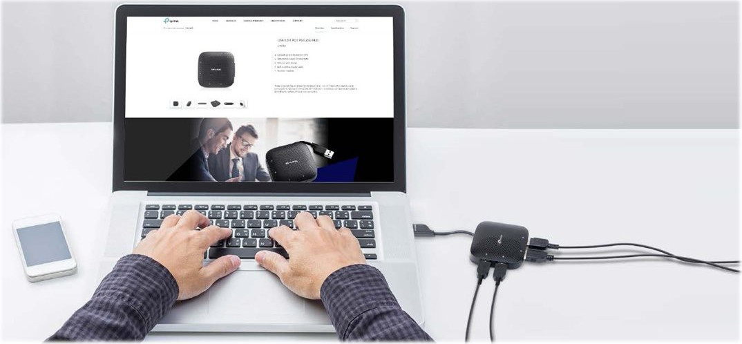 TP-LINK 4 ports USB 3.0 portable