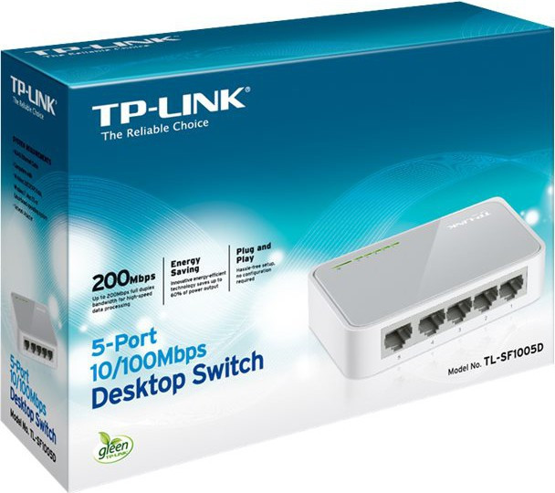 TP-LINK 5port 10/100 Switch Desktop