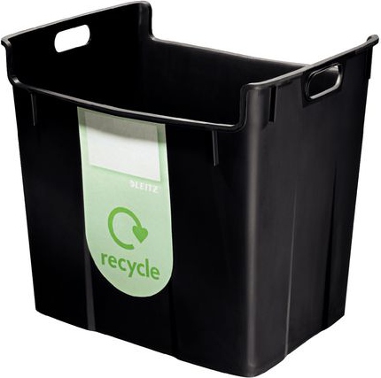 Leitz Papirkurv Basko 40L sort