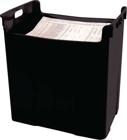 Leitz Papirkurv Basko 40L sort