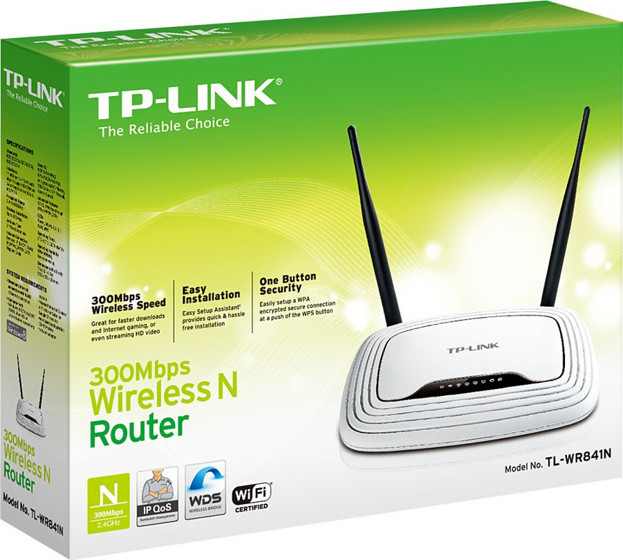TP-LINK 300M-WLAN-N-Router 4port-Swi.