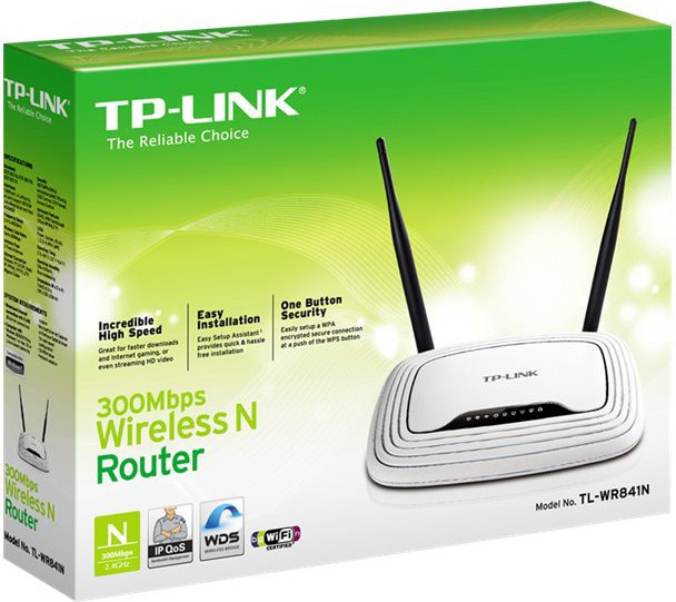 TP-LINK 300M-WLAN-N-Router 4port-Swi.