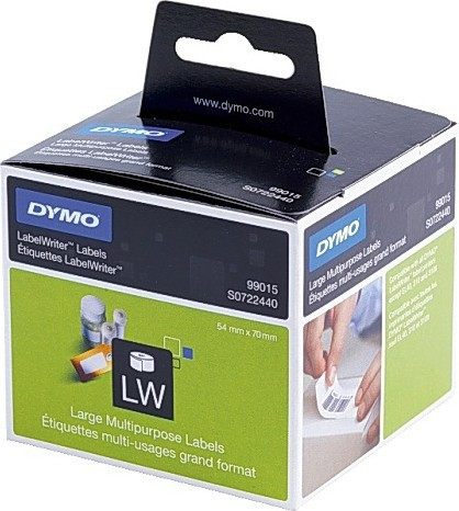 BildeDymo Universaletiketter 54x70 Permanent hvite (320)