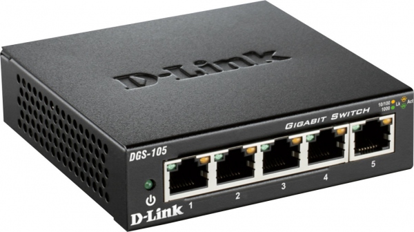D-LINK 5-port 10/100/1000 Gigabit