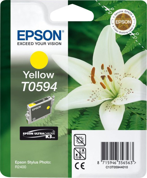 Epson Blekkpatron Gul (13 ml) T0594