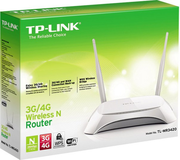 TP-LINK 300Mbps WLAN N 3G/4G Router V.2