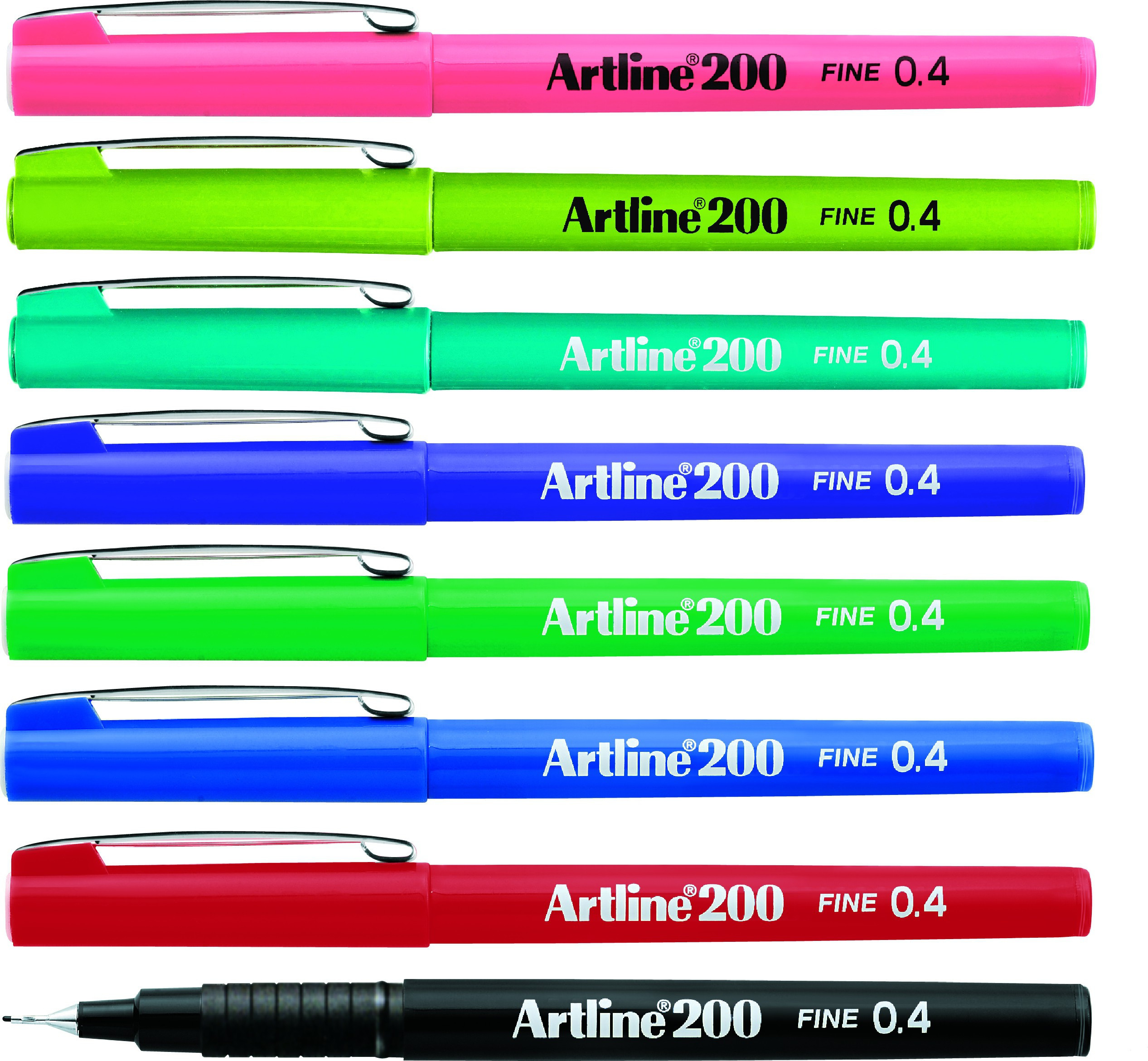BildeFineliner Artline 200 Fine 0.4 8/etui