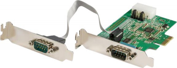STARTECH 2 Port RS232 Serial PCIe Card