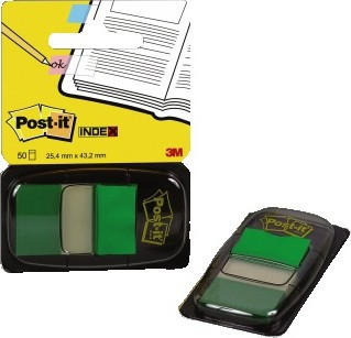 BildePost-it Indexmarkrer 25,4x43,2 grnn