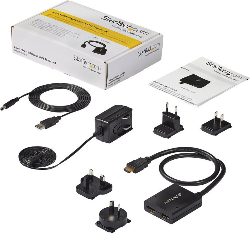 STARTECH ST122HD4KU 2 port HDMI 1.4 spli