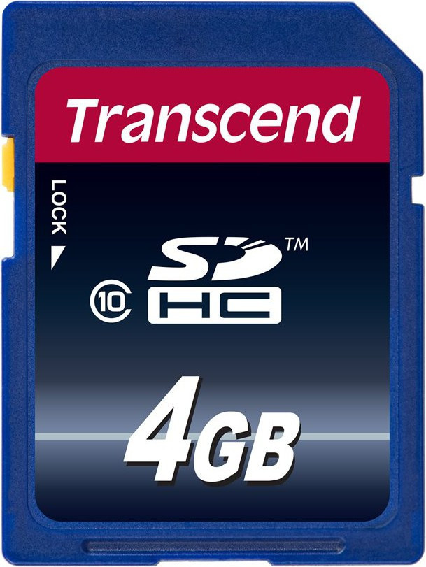 BildeTRANSCEND SDHCCard 4GB SDcard 2.0