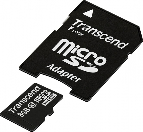 TRANSCEND 8GB micro SDHC Card Class 10