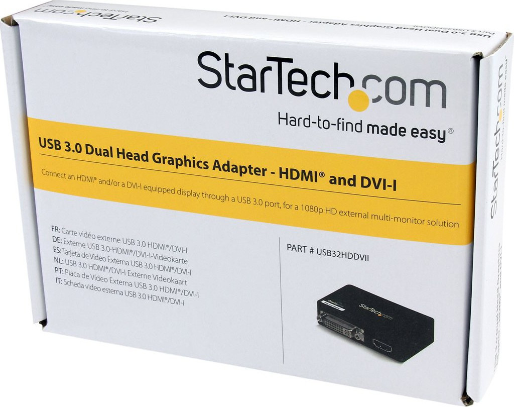 STARTECH USB32HDDVII USB3.0 Dual Head Gr
