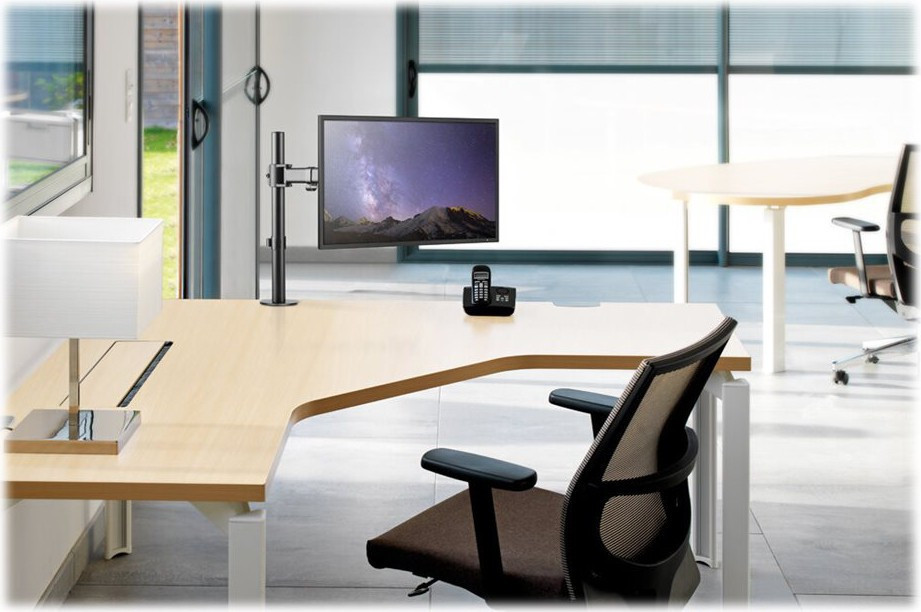 NEWSTAR Flat Desk Mount 1 screen Black
