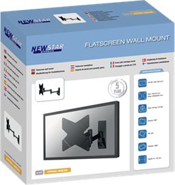 NEWSTAR Wall Mount 10-40&quot; Tilt Black
