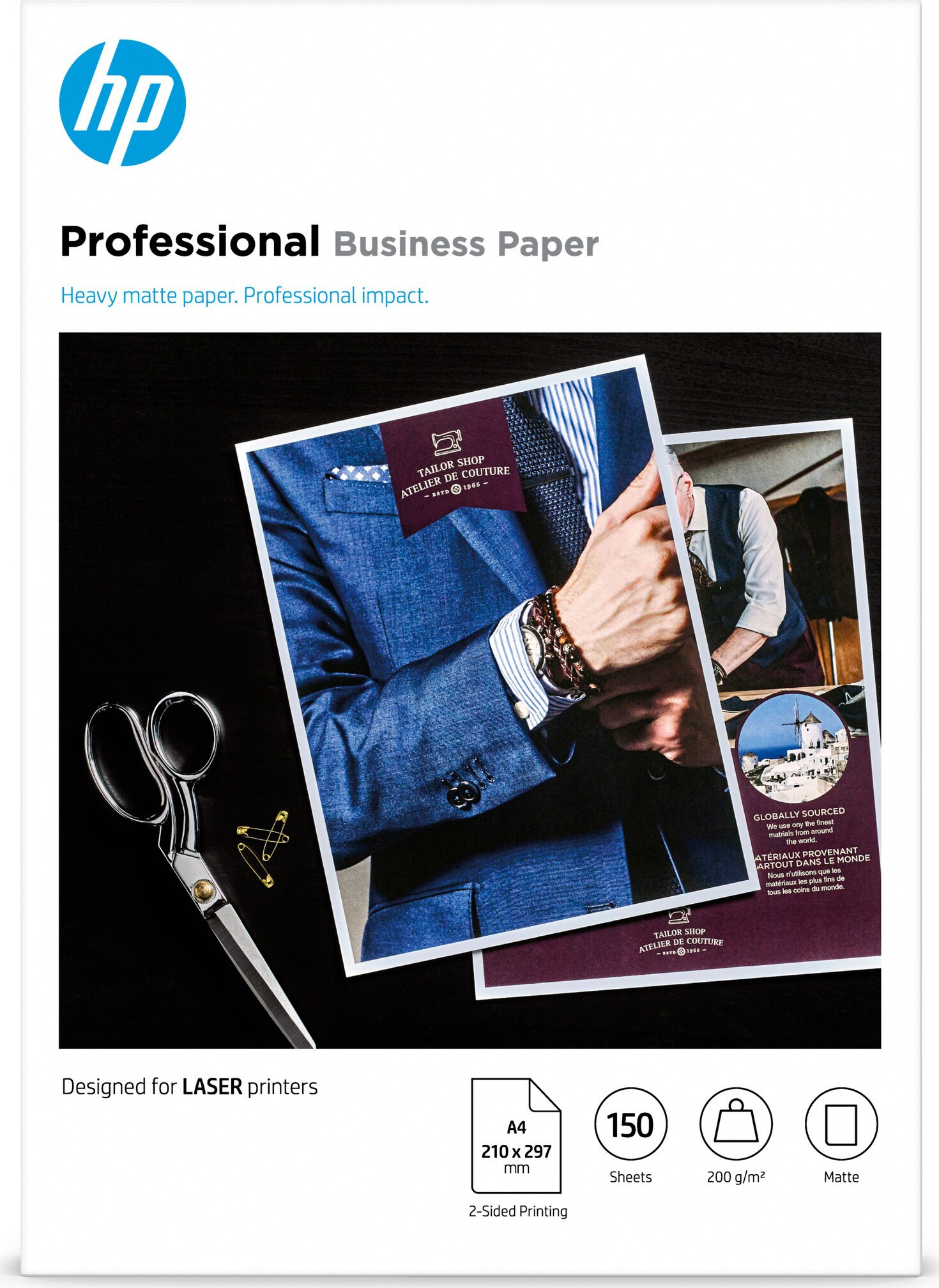BildeHP A4 Laser Professional Business matt papir 200g 