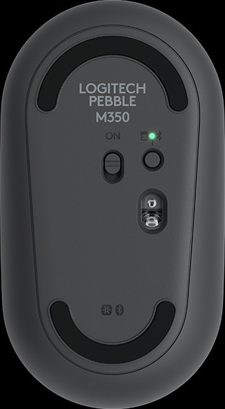 Logitech Pebble M350 Wireless Mouse, Graphite