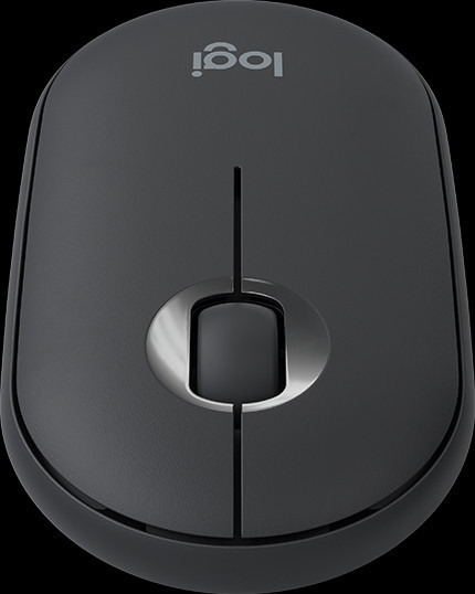 Logitech Pebble M350 Wireless Mouse, Graphite