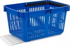 Nordiska Plast Handlekurv 27 liter bl