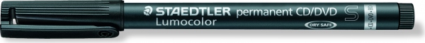 STAEDTLER Merkepenn Lumocolor Perm. CD/DVD 0,4mm sort