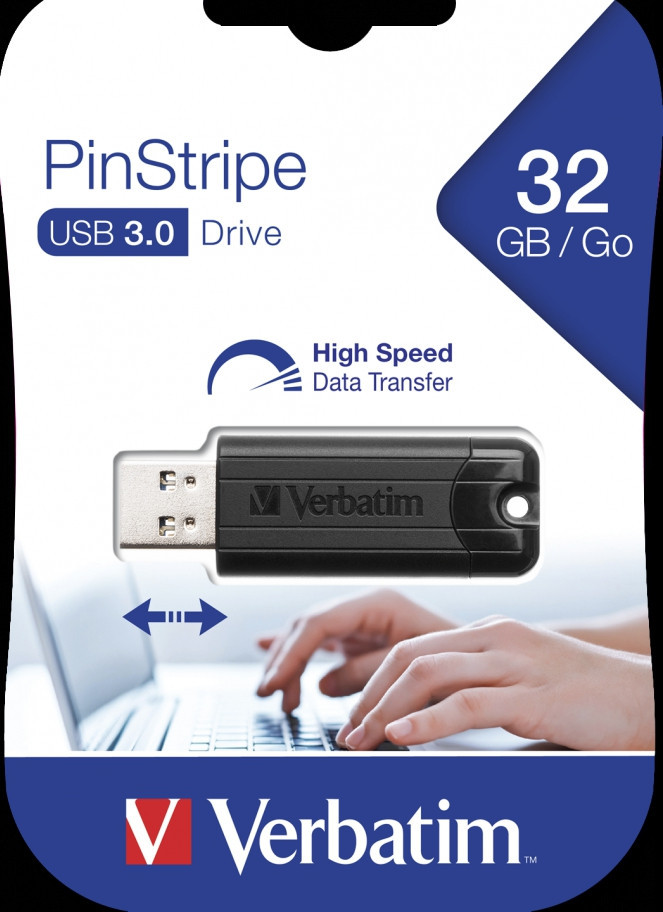 BildeUSB 3.0 PinStripe 32GB, Black