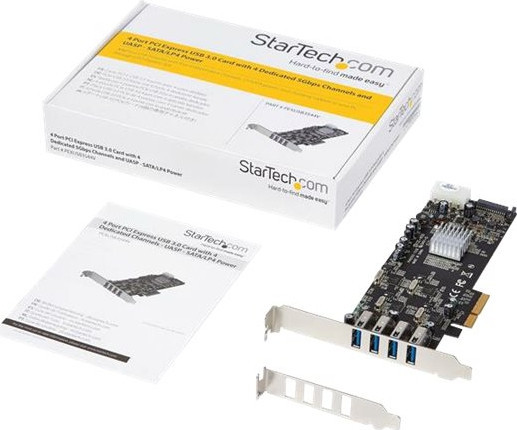 STARTECH PEXUSB3S44V 4 Port Quad Bus PCI