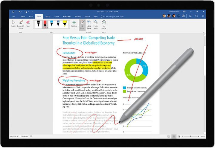 MS Surface Pen Comm M1776 Silver (ND)
