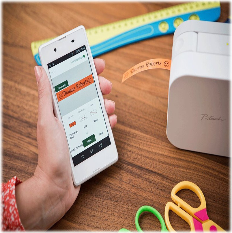 P-touch Cube Bluetooth labelling machine