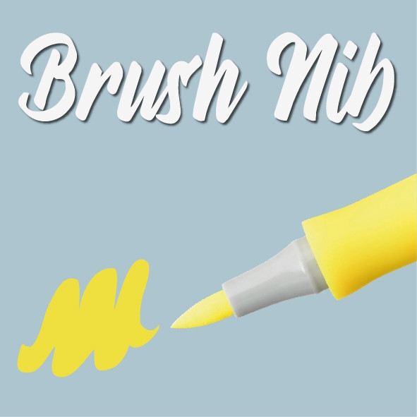 Artline Decorite Brush Modern Metallic 4-pk