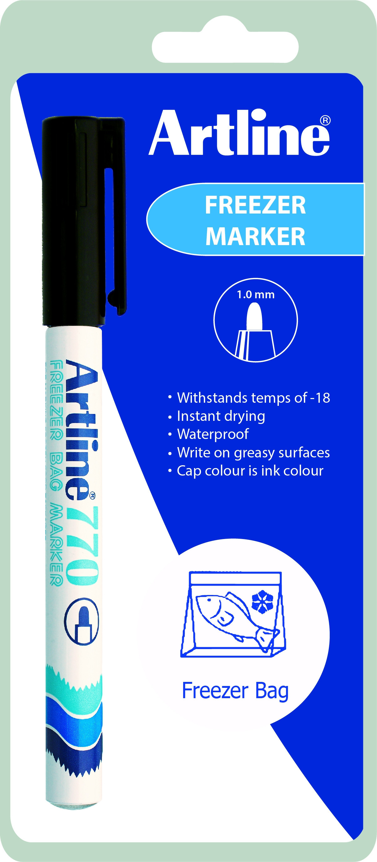 BildeArtline 770/1Blist Freezer Marker Black