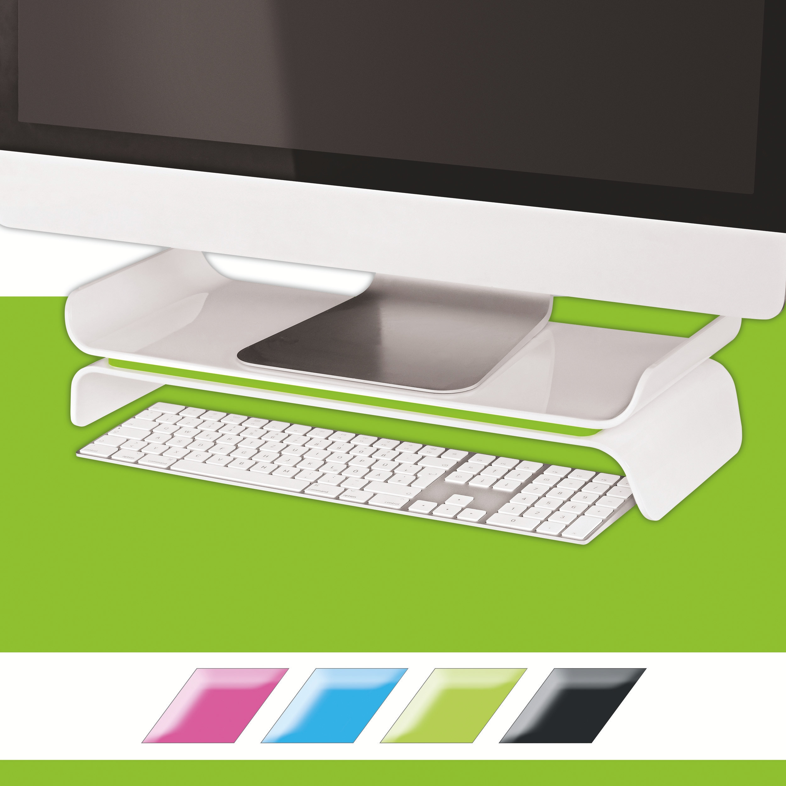 Monitor Stand Ergo Leitz WOW Grnn