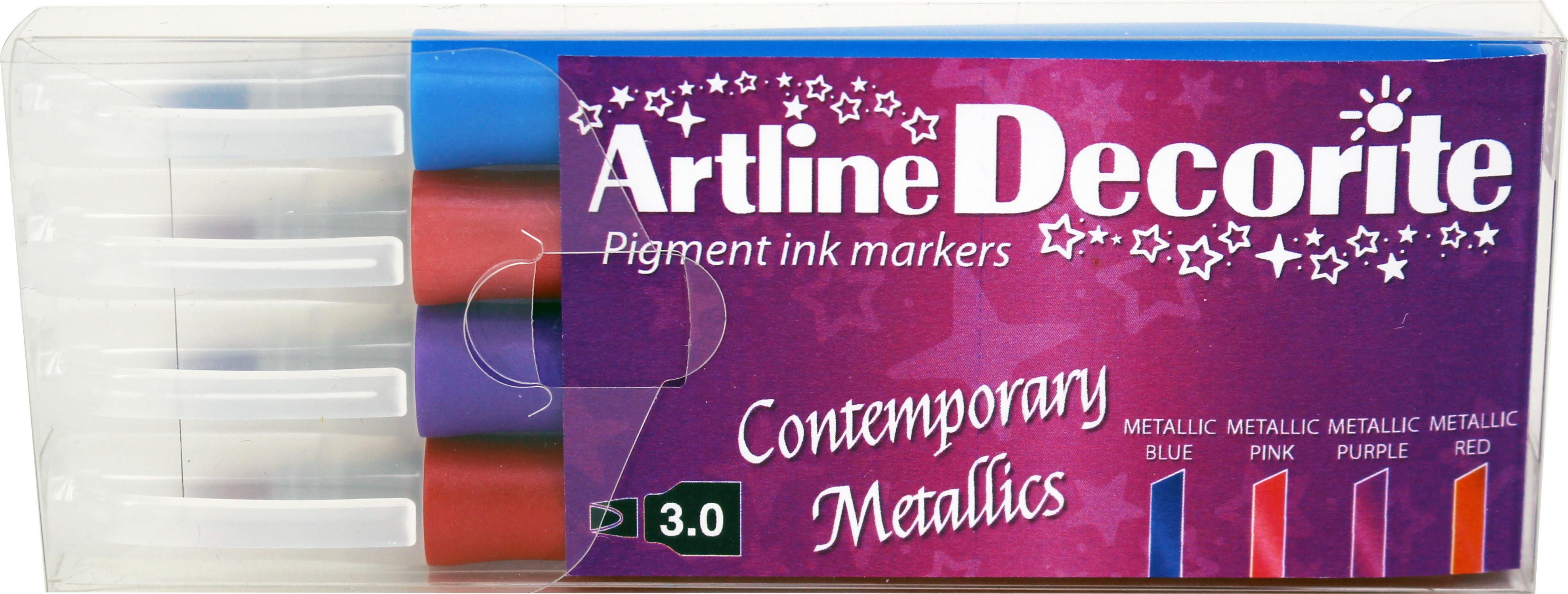 BildeArtline Decorite Flat Metallic 4-pk